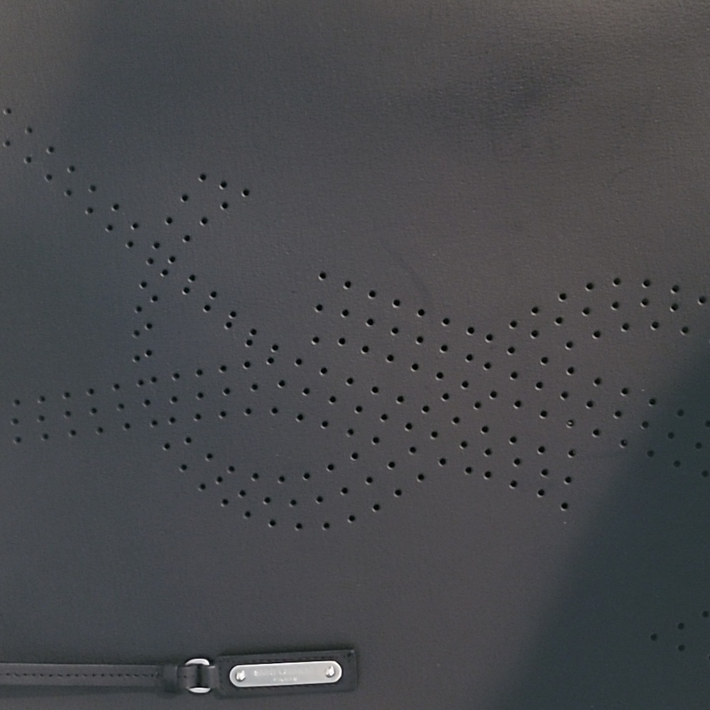 Authentic SAINT LAURENT Black Tote Bag - Picture 8 of 12